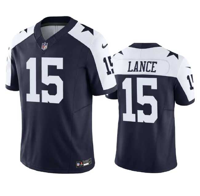 Men & Women & Youth Dallas Cowboys #15 Trey Lance Navy 2023 F.U.S.E. Thanksgiving Limited Stitched Jersey,We sell and wholesale Men & Women & Youth Dallas Cowboys #15 Trey Lance Navy 2023 F.U.S.E. Thanksgiving Limited Stitched Jersey on line form chian!